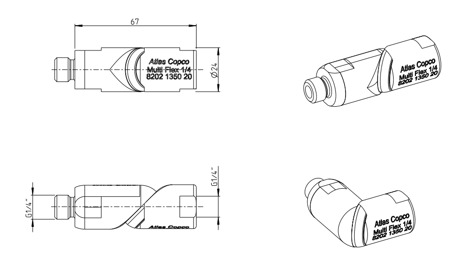 阿特拉斯MULTIFLEX-1/4转块结构图 阿特拉斯MULTIFLEX-1/4转块结构图
